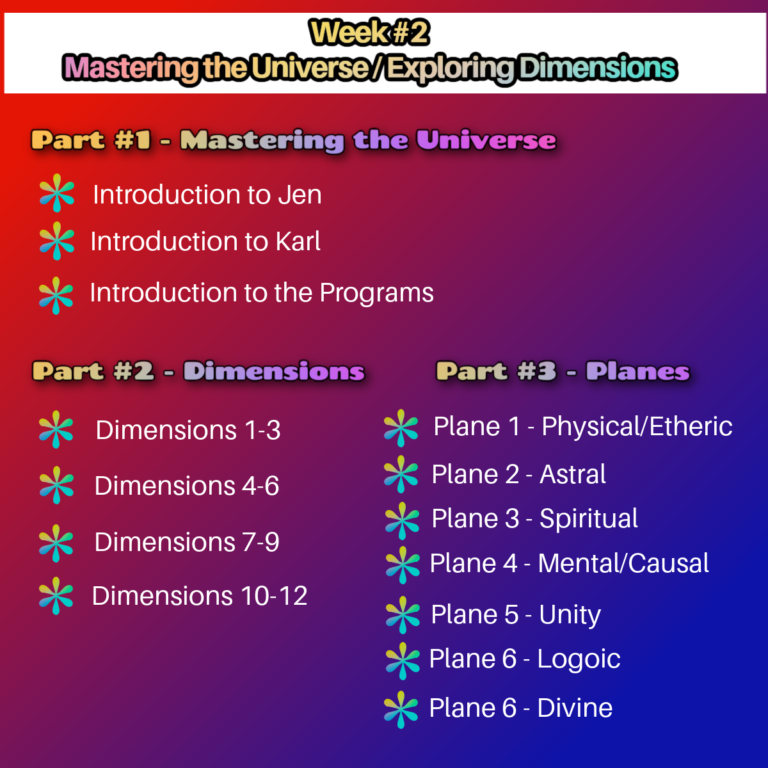 Week #2 - Mastering The Universe_Exploring Dimensions
